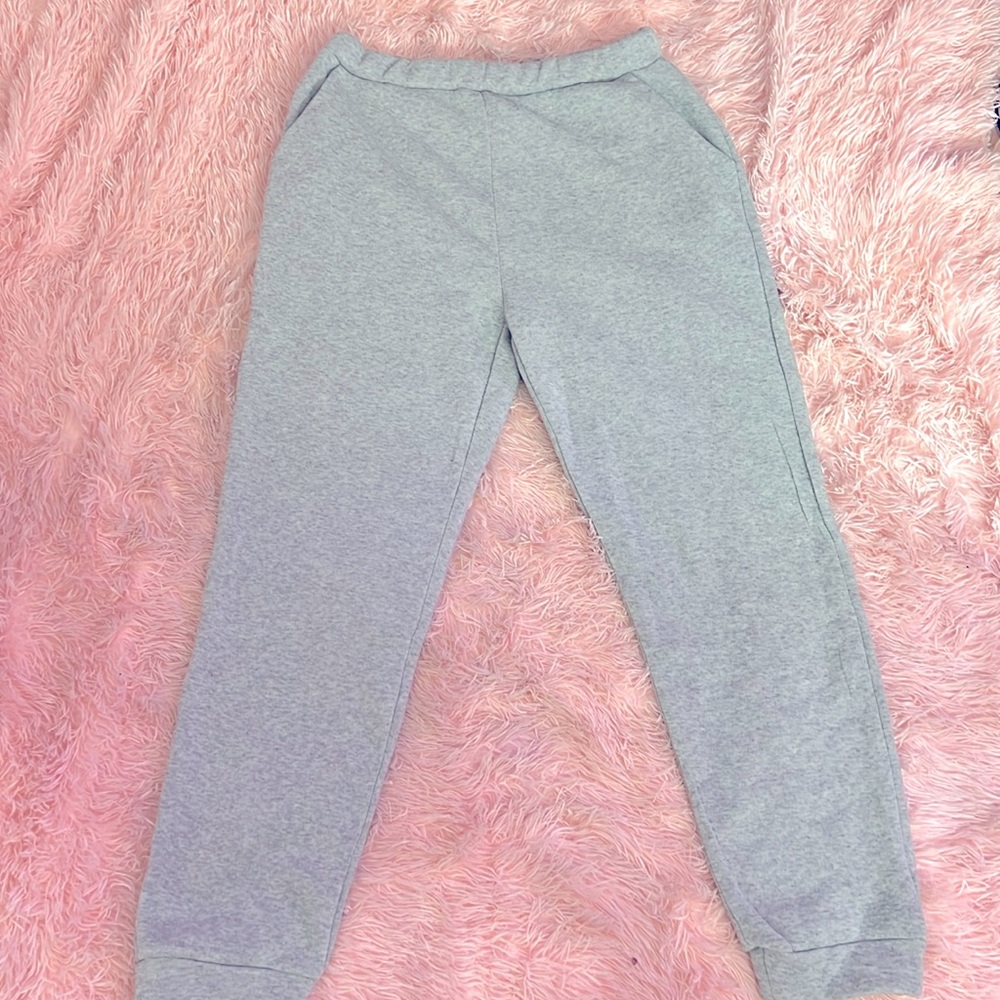 Grey sweatpants